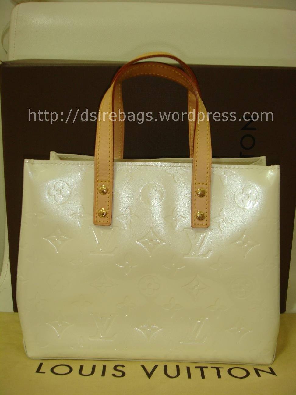 Louis Vuitton Monogram Vernis Reade PM Bag